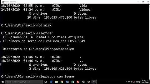 Generar archivos con comando copy con desde simbolo de sistema