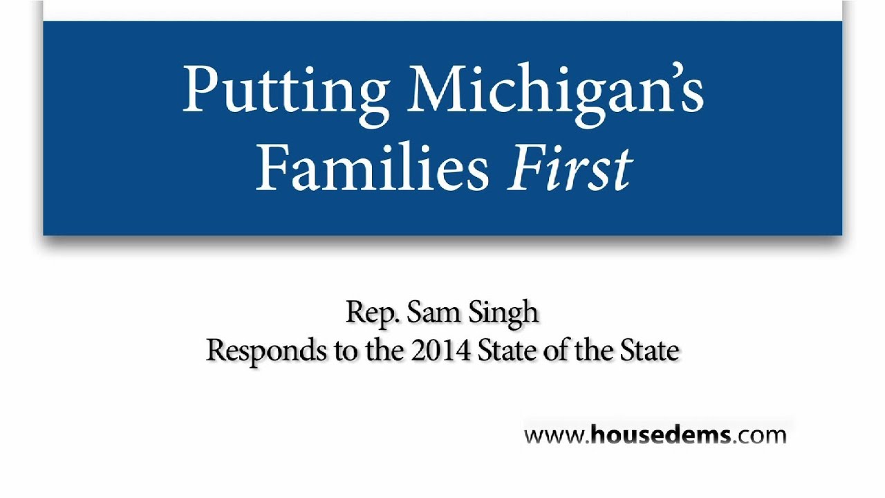 sam singh facebook Rep. Singh comments on the 2014 State of the State