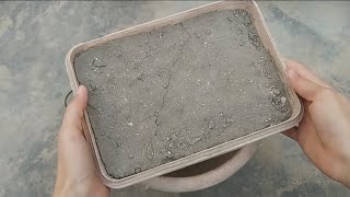 Dusty pure cement broken slabs drycrumbling on #claypot |😷 #dustplay🌪💤💫😴 #viralvideo #youtube