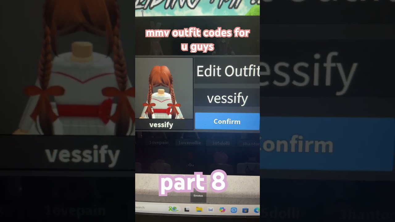 MMV outift codes for everyone Part 8 😍🌸