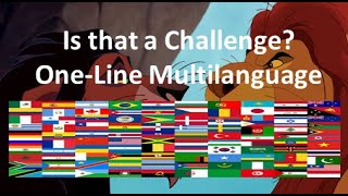 The Lion King - Is that a Challenge? - Multilanguage (51 Languages)