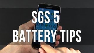 Samsung Galaxy S5 battery saving tips and tricks