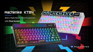 Machenike KT84, Retro-Style Keyboard with Pixel Screen