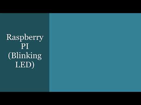 ​RASPBERRY PI / ROS - Experiment: Blinking LED