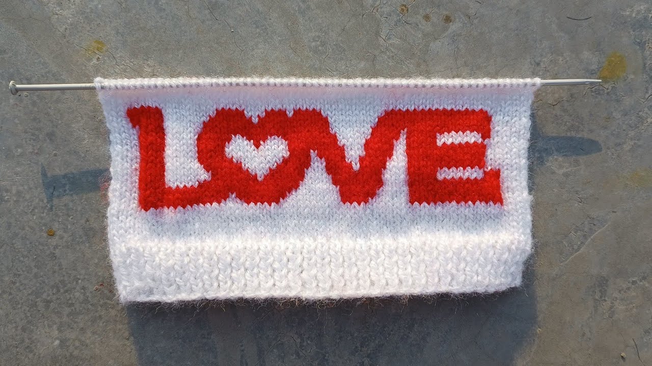 Love Sweater Design for Valentine Day