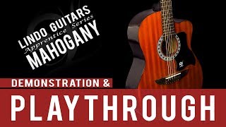 Video thumbnail of "Lindo Mahogany 931C Acoustic Guitar Demonstration & Playthrough / Tone Demo"