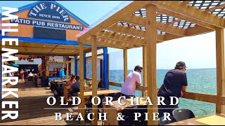 [4K] Old Orchard Beach & Pier - Old Orchard Beach, ME - 4k Relaxing Beach Walk with binaural 🎧