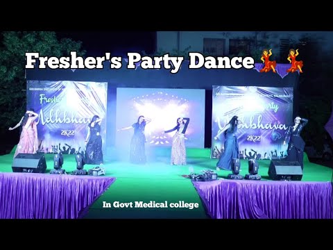 FRESHER'S PARTY 2K22 DANCE[kajra re x drama queen x aaja nachle x le gai le gai] IN GIMS!!