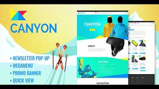 Canyon - Responsive Extreme Sportswear Shopify Theme | Themeforest Website Templates and Themes