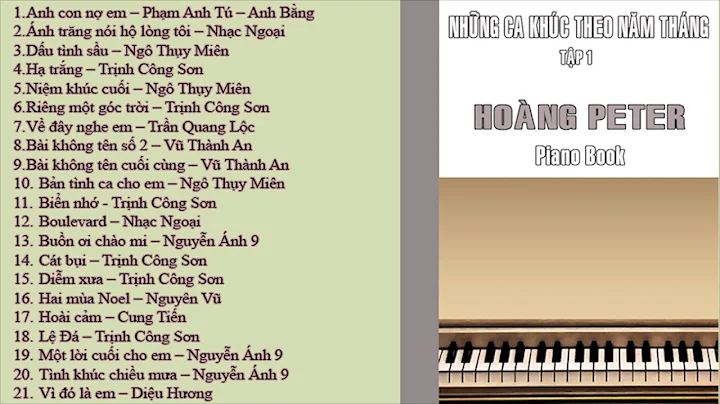 C TU PIANO - Trnh Cng Sn, Ng Thy Min, Nguyn nh 9, ...