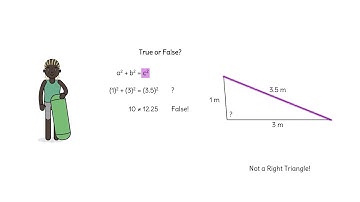 Using the Converse of the Pythagorean Theorem