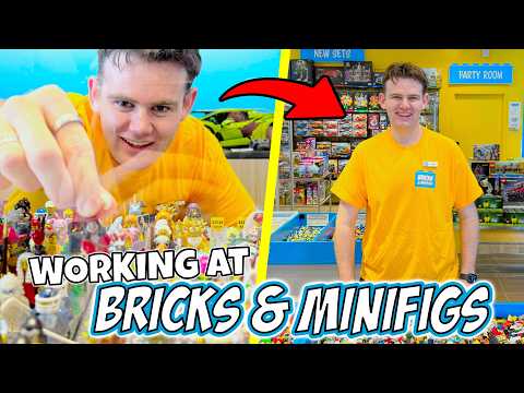 I WORKED AT BRICKS & MINIFIGS FOR A DAY!