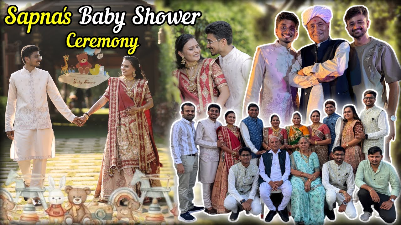 OUR BABY SHOWER Celebration❤️| New Gujju Vlog | Surat Family | #babyshower #dailyvlog #surat