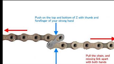 KNC Missing Link removal with NO tool at all