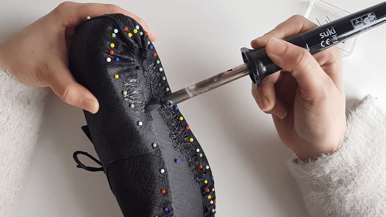 Symbiotic Shoes 3D printed textiles meet traditional shoemaking