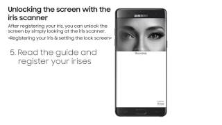 Unlocking the screen with the iris scanner - UK screenshot 4