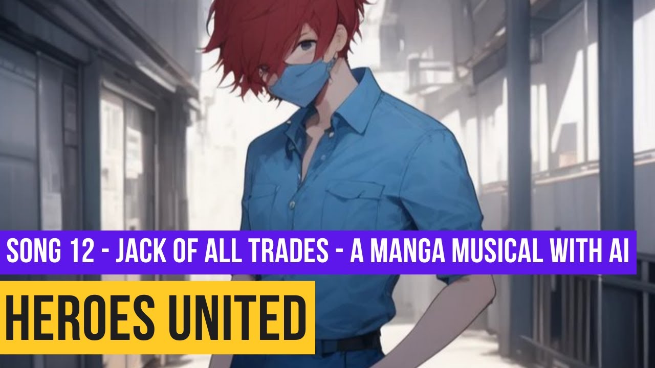 Heroes United - Song 12 of Jack of All Trades - A Manga Musical with AI