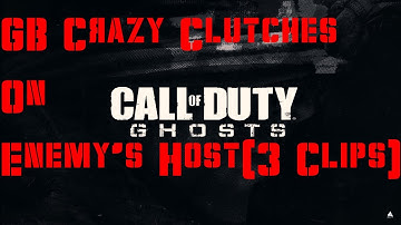 Crazy Clutches/Aces On Enemy Host (CoD: Ghosts GB MLG Variant S&D)
