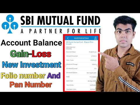 How To Check Sbi Mutual Fund Account Statment | sbi mutual fund Ka Account statment kyese check kare