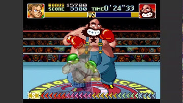 Super Punch-Out!! - Bear Hugger Speedrun  [0:27.50]