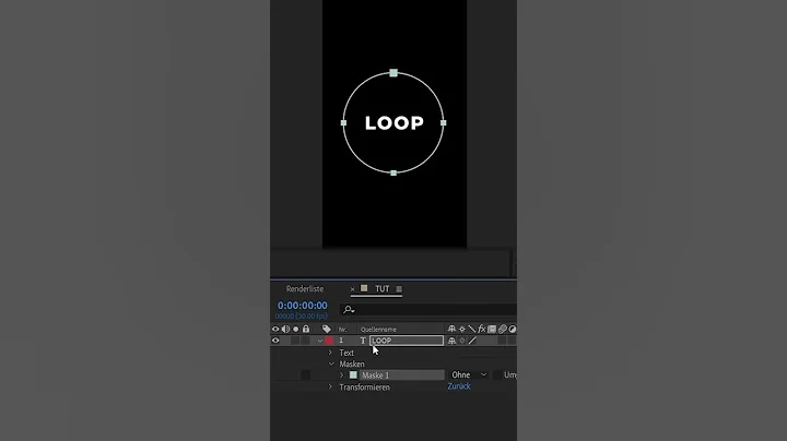 Loop Text Animation - After Effects Tutorial
