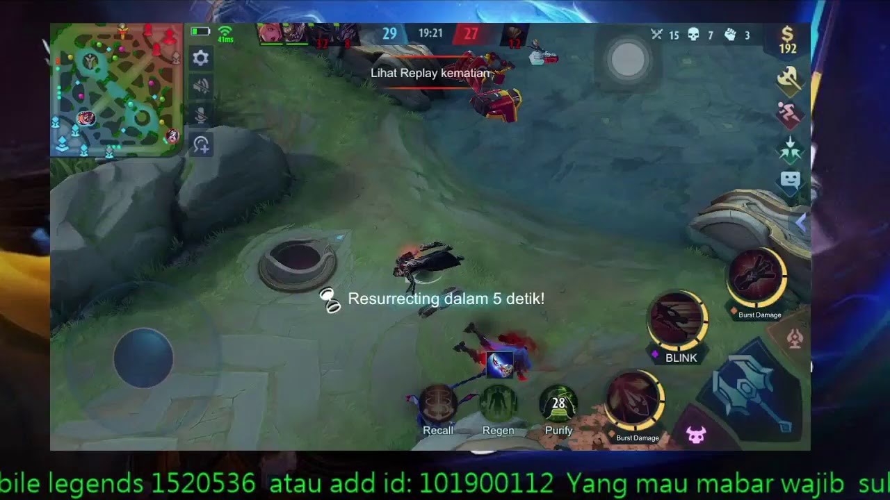 SOLO RANK MOBILE LEGEND AKUN SMURF