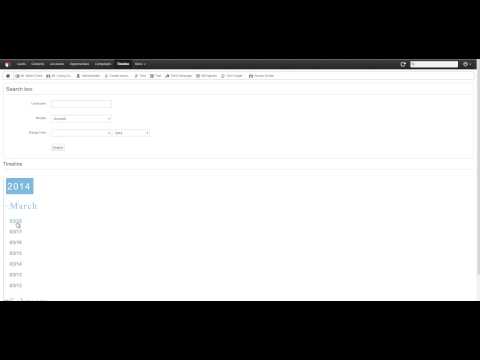 Timeline module for SugarCRM CE