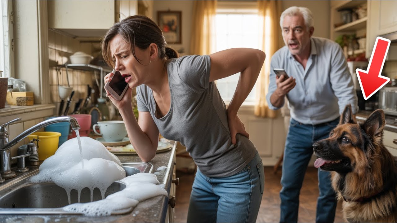 Junge Frau rief ihren Vater an: „Papa, mein Rücken tut weh“ – bis der Hund den Grund fand