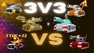 Tank Trouble Pro 3v3! (Insane comebacks!)
