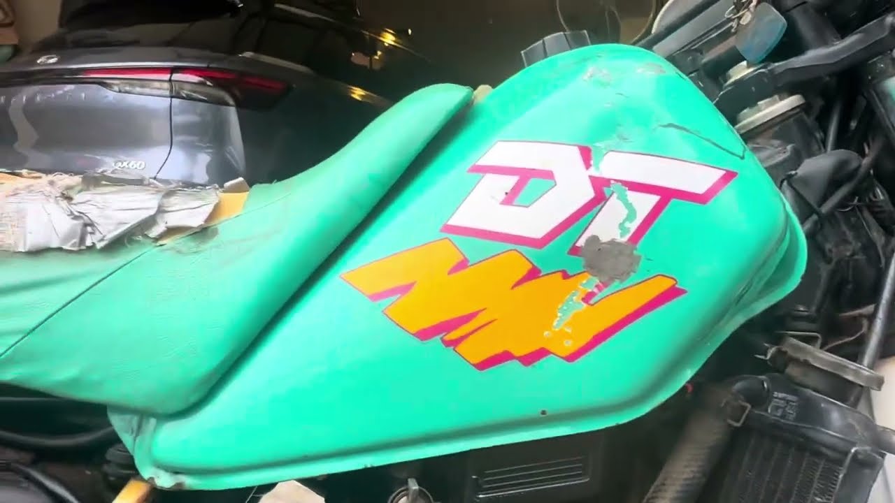 1990 vintage Dt 50 LC two-stroke DT50 restoration Yamaha - Mistake