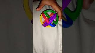 How to solve Puzzle Ball - take apart and fit ball - rainbow ball - Chuckky Cheese puzzle Ball