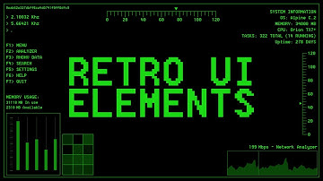 Retro UI Elements - Trailer