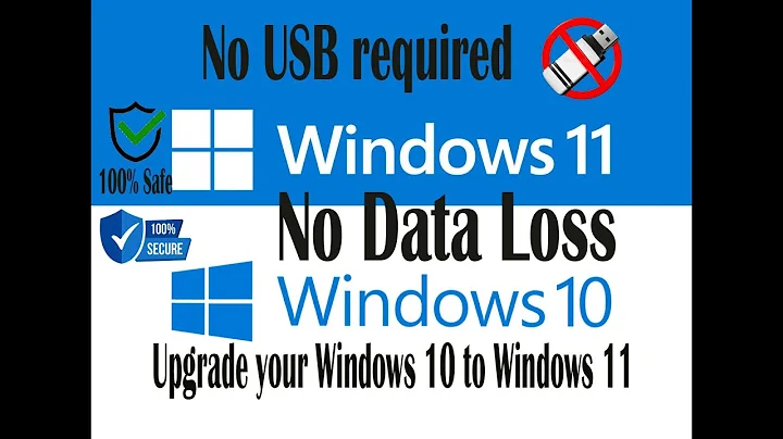 Upgrade from Windows 10 to Windows 11 – No USB, No Data Loss