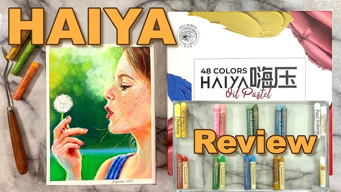Paul Rubens Haiya Oil Pastels Review - The Artistic Gnome Blog