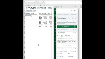 Get CryptoCompare data in Excel and Google Sheets - Trading Signals
