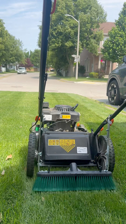 😳 New DIY Lawn Striper works better than the last one! #lawn #tips #diy