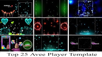 Top 25 avee player visualizer template download free 2021