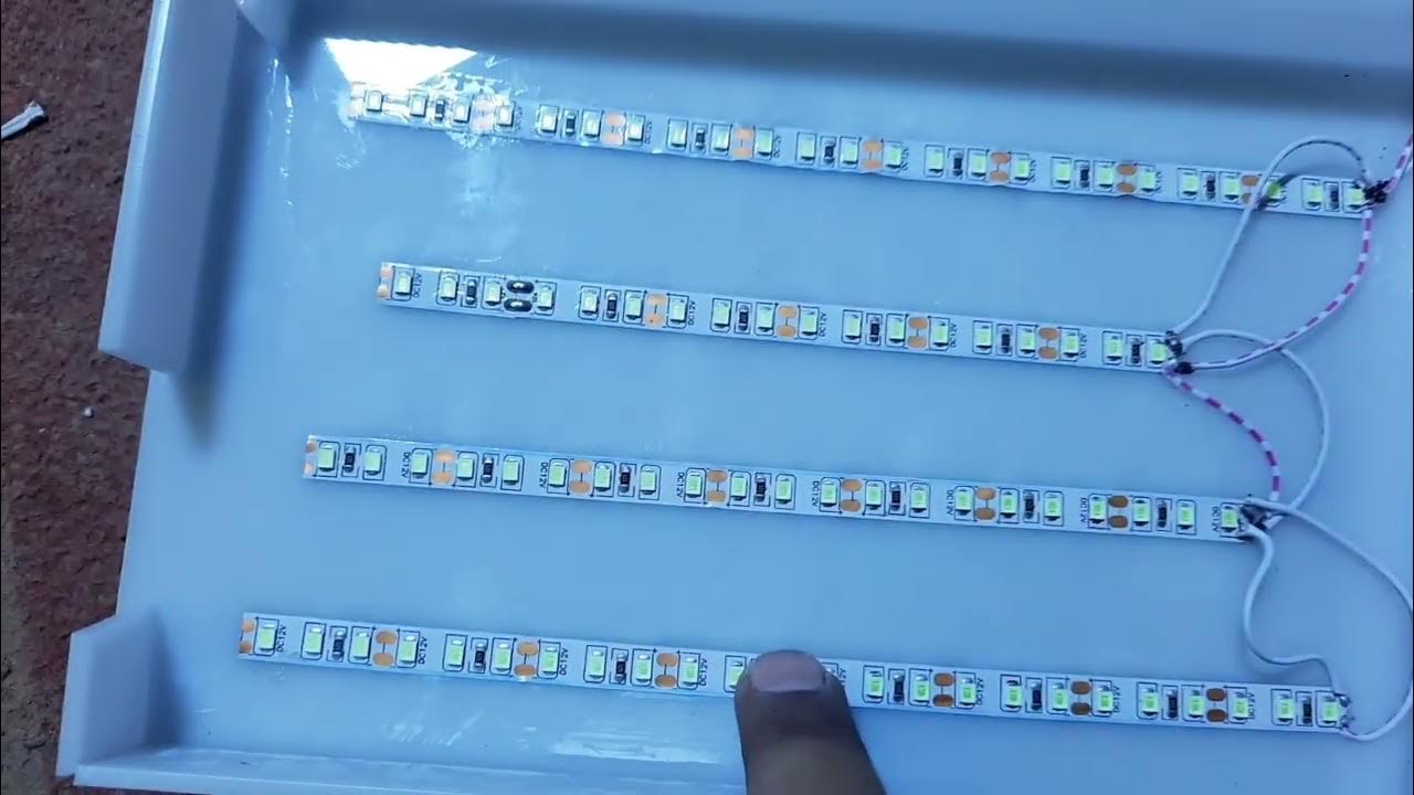 How to make LED light board with different colors fonts complete