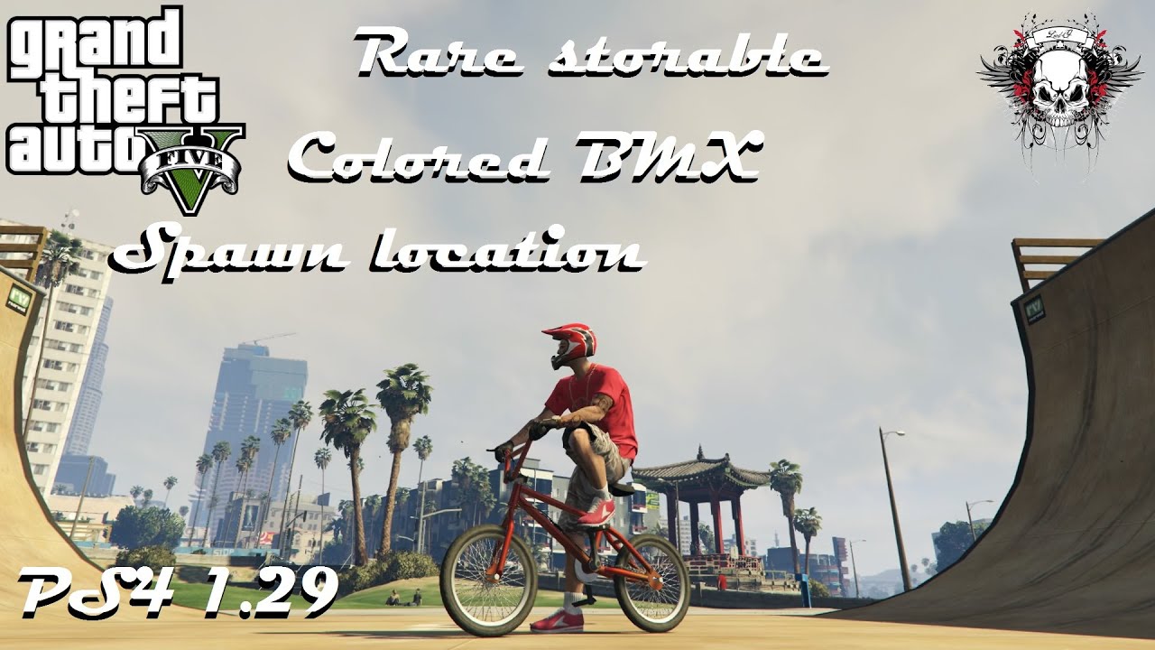 Grand Theft Auto V_Rare Colored BMX spawn location PS4 1.28 YouTube