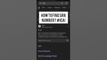 How to find SRN in ICAI portal? | what is SRN no? #icai #shorts #caaspirants