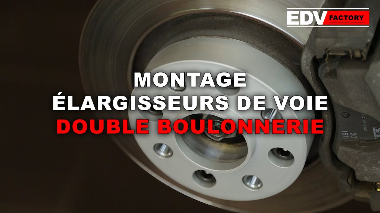 ELARGISSEURS DE VOIE DOUBLE BOULONNERIE EIBACH 2X20MM AV 5X114,3