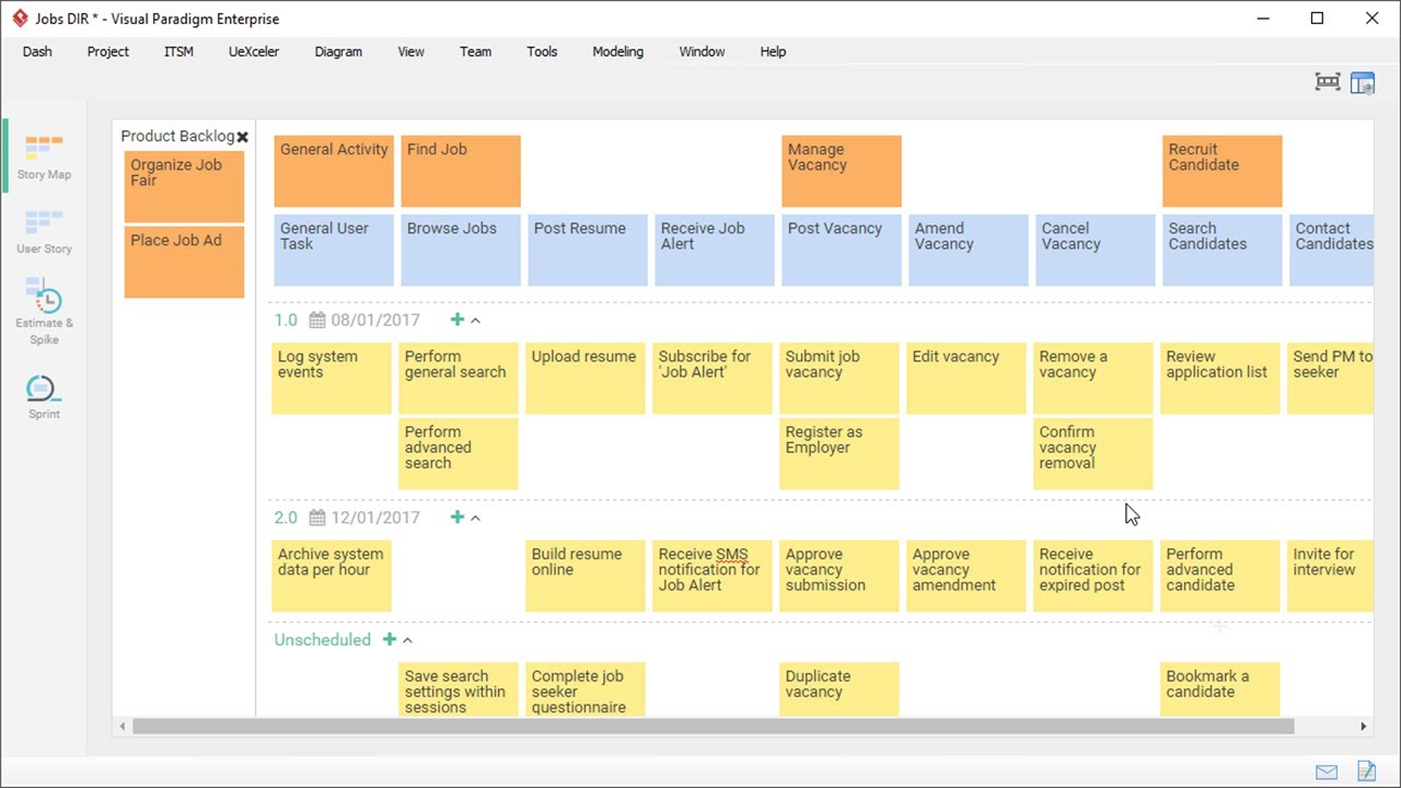 How to Create a User Story Map Inside User Story Word Template