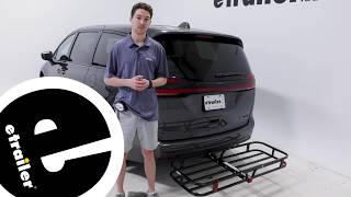 etrailer | Setting up the Flint Hill Goods 19" x 53" Cargo Carrier on your 2022 Chrysler Pacifica Kws Chrysler Pacifica Cargo