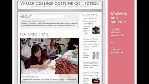 Inside a Digital Collection: Historic Clothing in Omeka