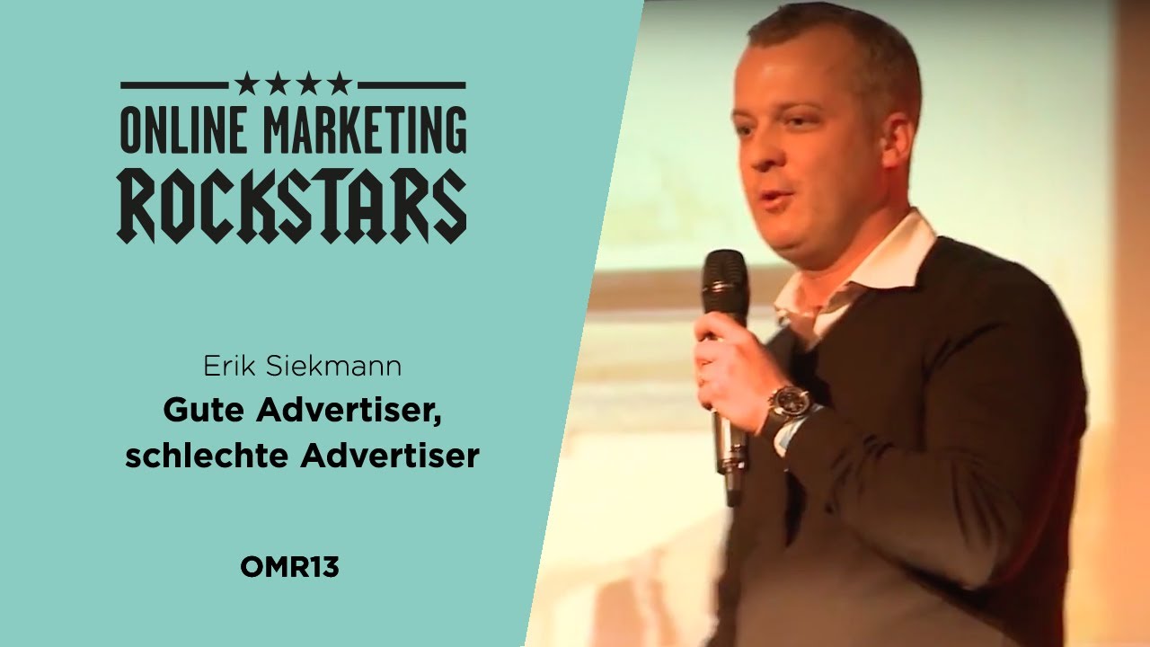 Update Erik Siekmann, Managing Director, Digital Forward - Online Marketing Rockstars 2013 | OMR13
