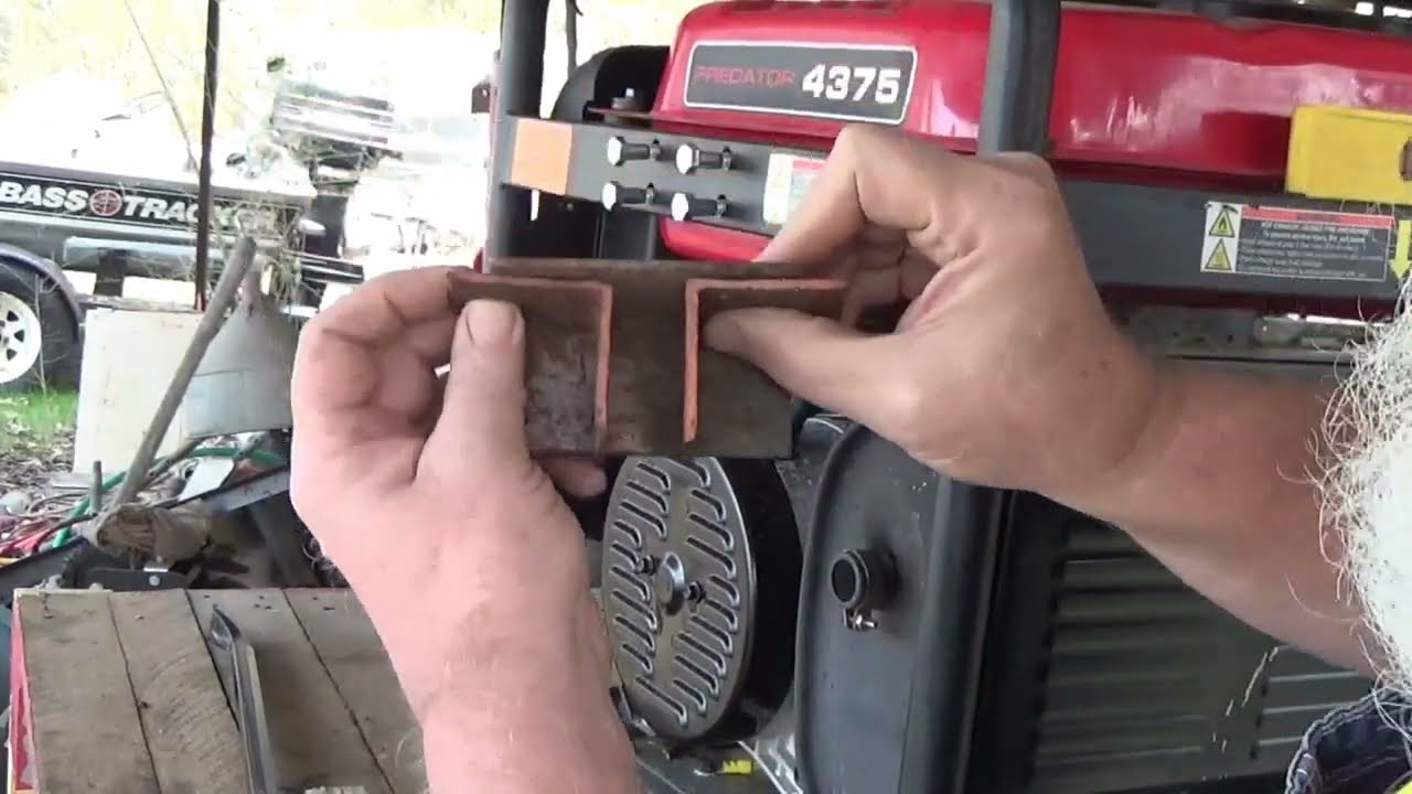 PawPaw Makes His Own Wheel Kit for the Harbor Freight Generator YouTube