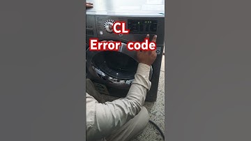 CL Error code Samsung washing machine part 1