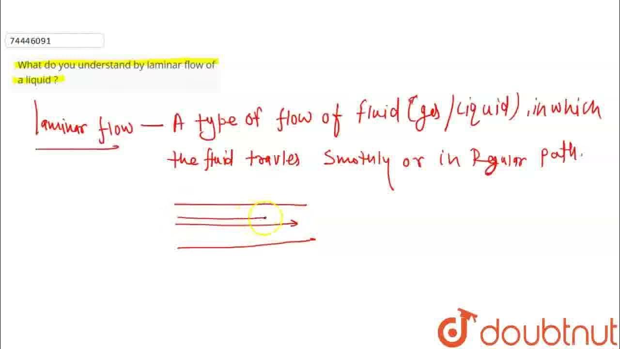 what-do-you-understand-by-laminar-flow-of-a-liquid-class-11