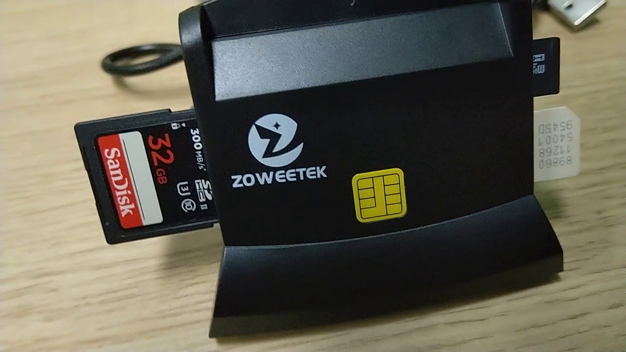 Buy ZOWEETEK ID Card Reader, Type C Smart Card Reader for  Portuguese,Spainish, Belgian,Latvian,Estonia,German,Support tacho card,didgi  card,perfect for drivers,Compatible with Windows Online at desertcartINDIA