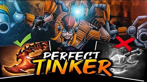 The PERFECT TINKER 0 Death! Overwhelming Blink instead Arcane Blink Dota 2 7.29b Patch.